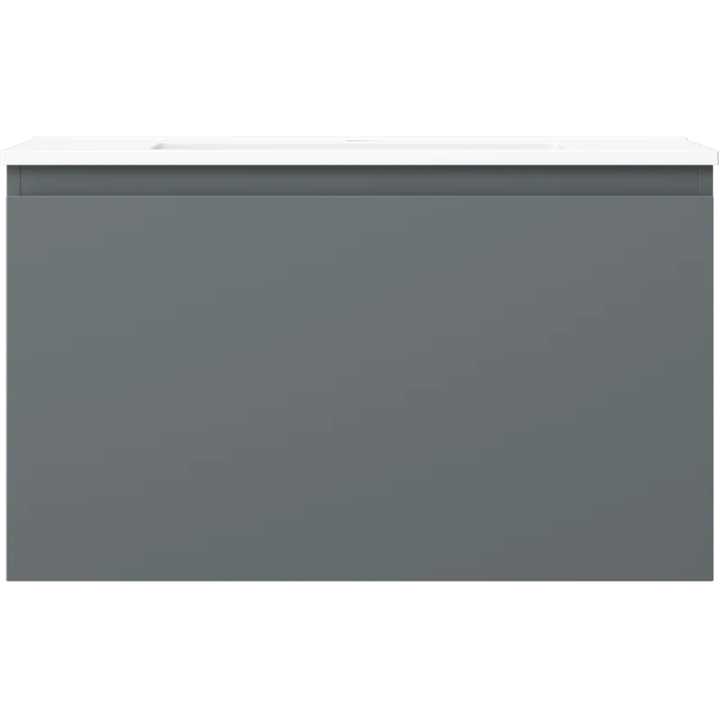 Servantskap med vask 80 cm graffit/hvit matt, Mexen Orio - 91A10-08047-1-BF66-W18M01