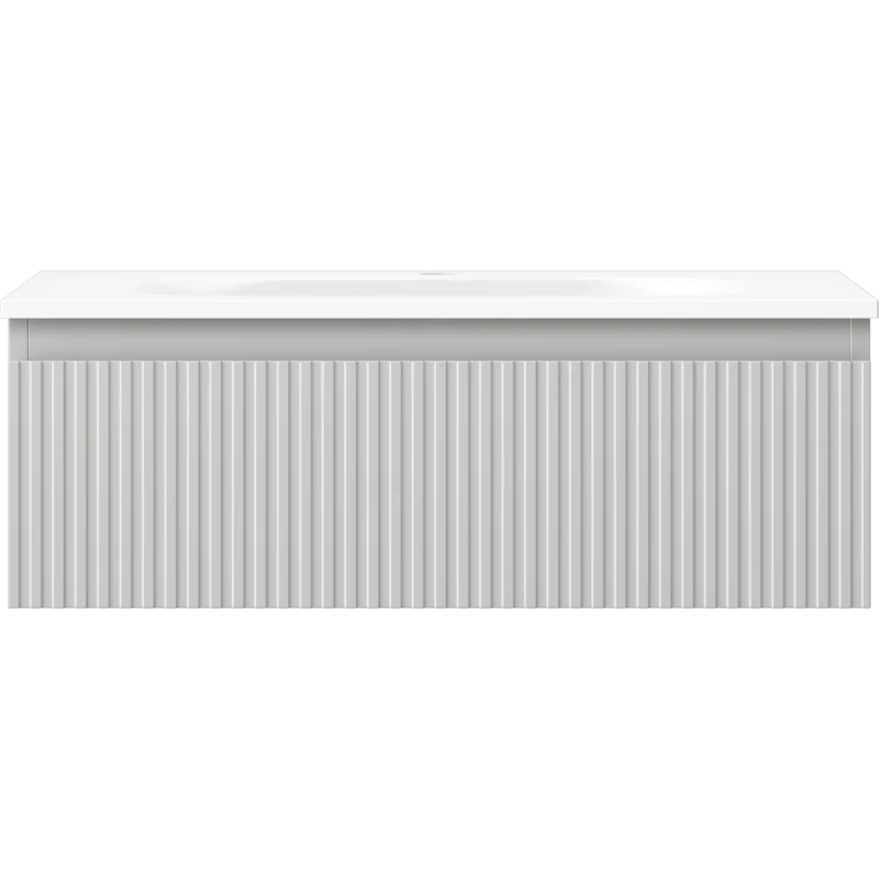 Servantskap med vask 70 cm Mexen Rivel grå matt, 1 skuff - 91A20-07023-1-BF62-W23M01