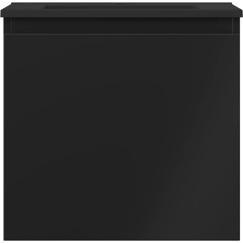 Servantskap med vask 50 cm svart matt, 1 skuff Mexen Orio - 91A10-05047-1-BF71-W18M71
