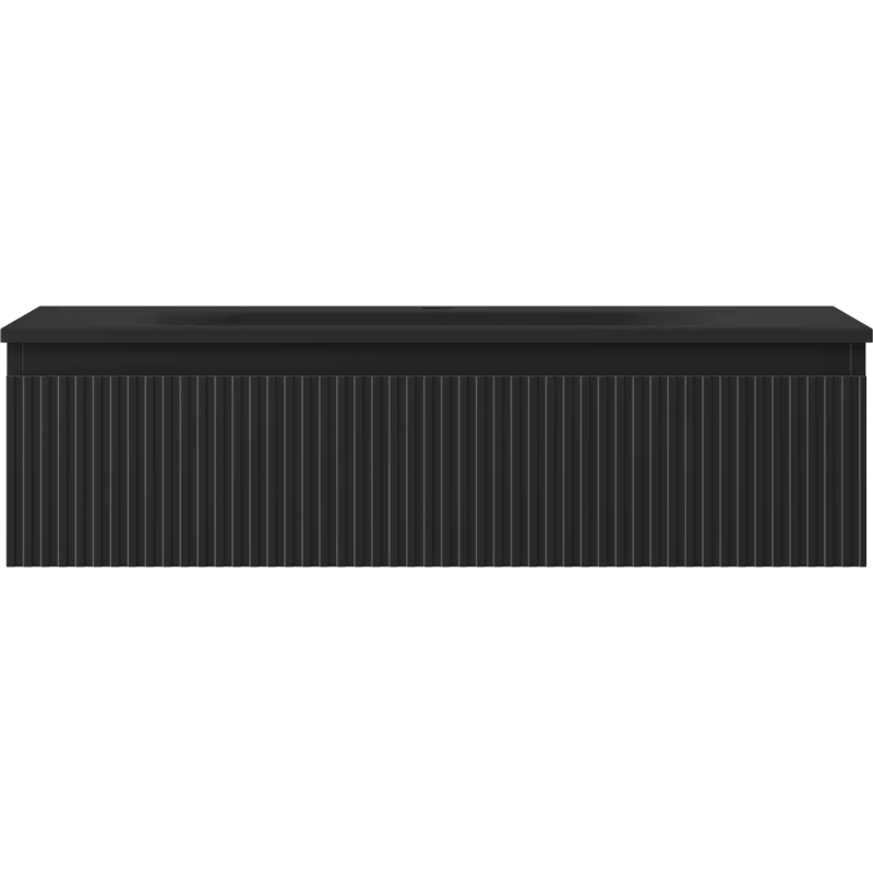 Servantskap med vask 90 cm svart matt, 1 skuff Mexen Rivel - 91A20-09023-1-BF71-W23M71