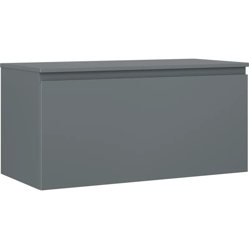 Servantskap 100 cm, Grafitt Matt, 1 Skuff, Mexen Orio – 91A10-10047-1-BFC66