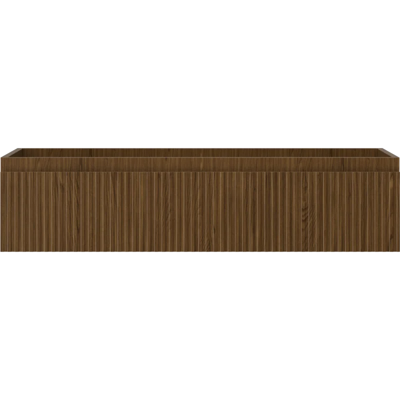 Servantskap 100 cm, Valnøtt, 1 skuff, riflet front, Mexen Rivel – 91A20-10023-1-BF86