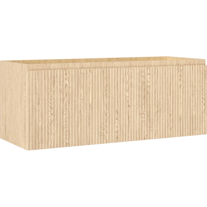 Servantskap 120 cm, Eik, 1 Skuff, Riflet Front, Mexen Rivel – 91A20-12047-1-BF81