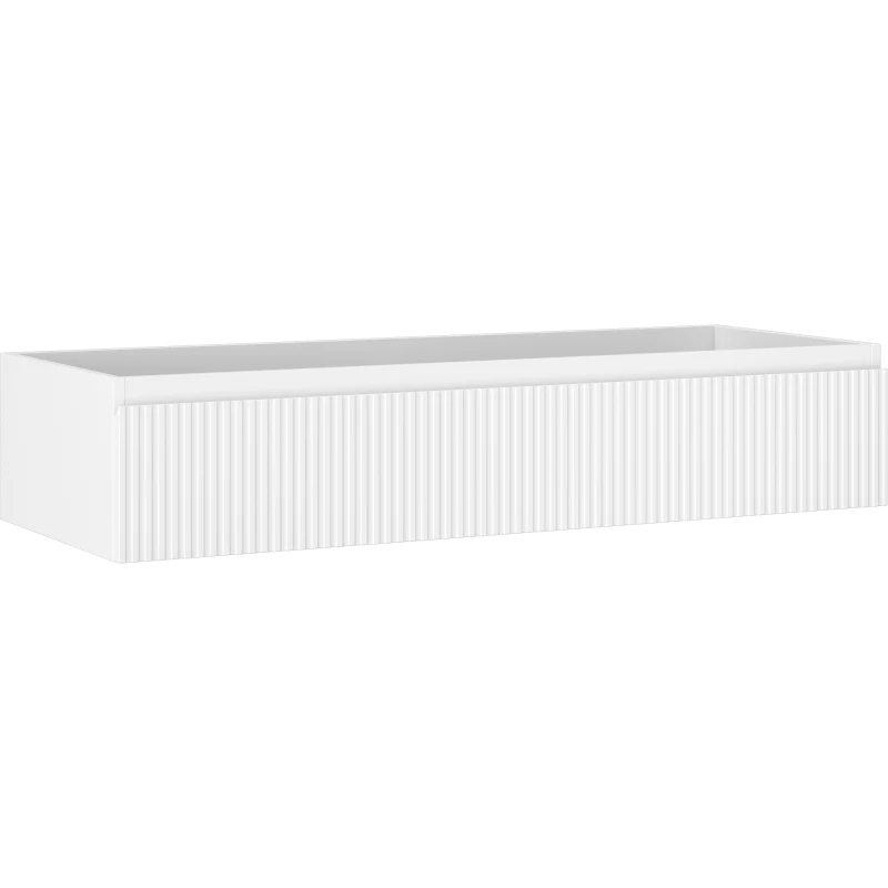 Servantskap 120 cm, Hvit Matt, 1 Skuff, Mexen Rivel – 91A20-12023-1-BF01