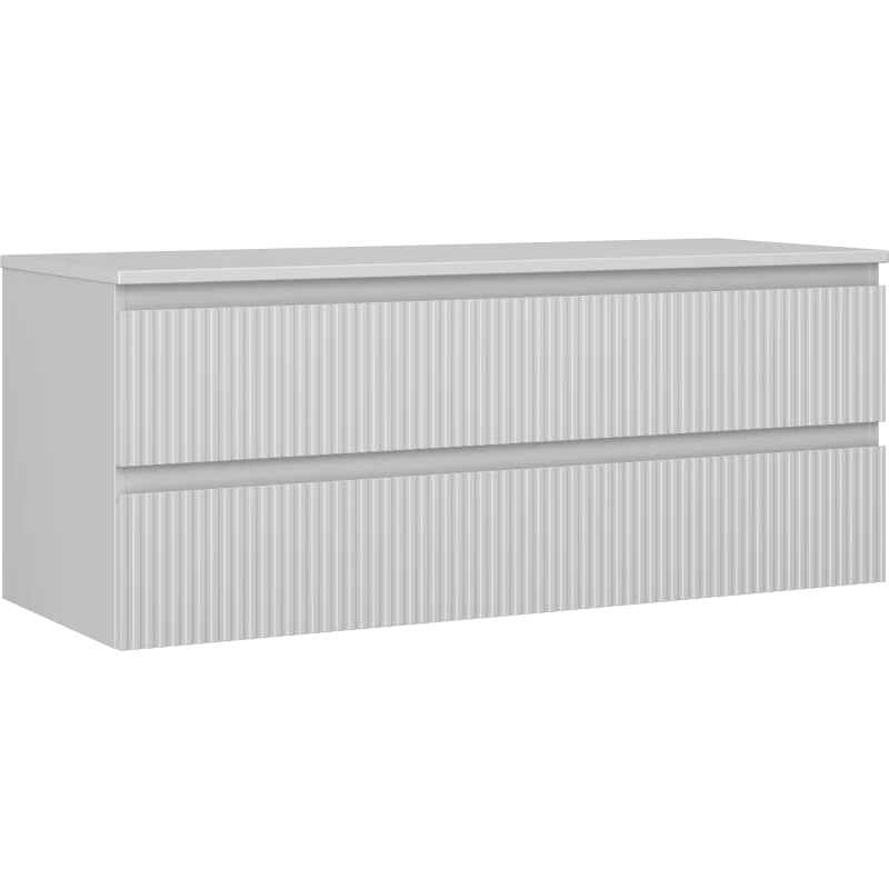 Servantskap 120 cm, Grå Matt, 2 Skuffer, Mexen Rivel – 91A20-12047-2-BFFC62