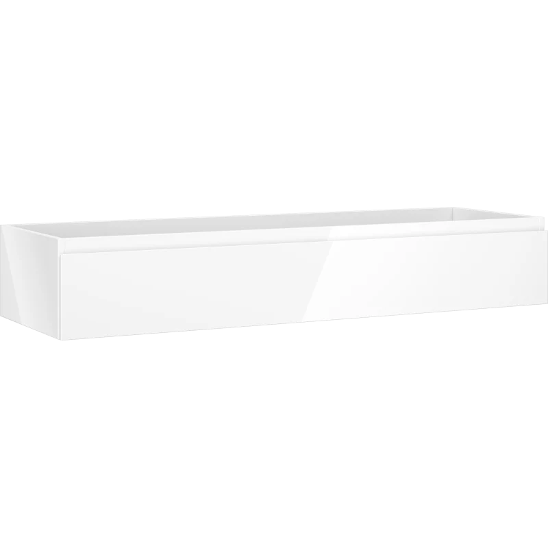 Servantskap 140 cm, Hvit Høyglans, 1 Skuff, Mexen Orio – 91A10-14023-1-BF00