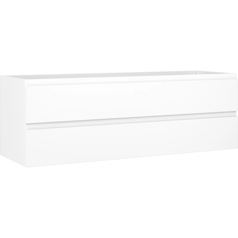 Servantskap 140 cm, Hvit Matt, 2 Skuffer, Mexen Orio – 91A10-14047-2-BFF01