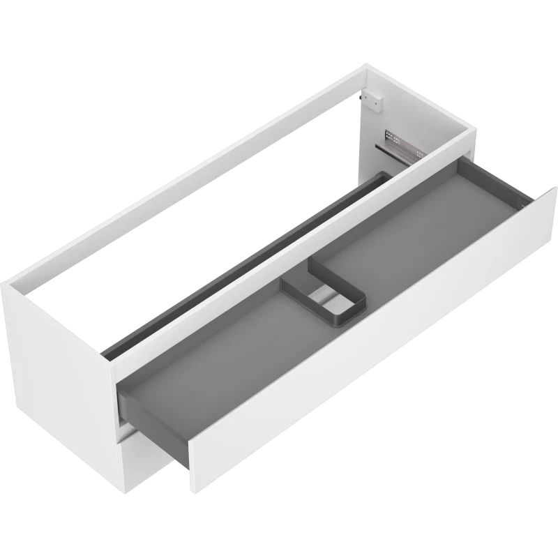 Servantskap 140 cm, Hvit Matt, 2 Skuffer, Mexen Orio – 91A10-14047-2-BFF01