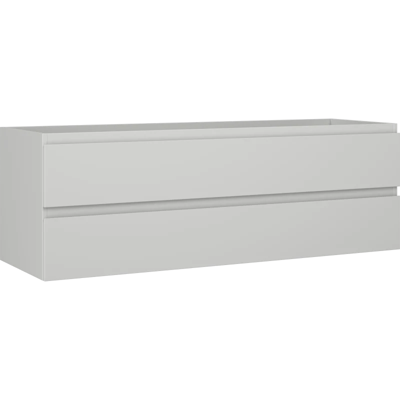 Servantskap 140 cm, Grå Matt, 2 Skuffer, Mexen Orio – 91A10-14047-2-BFF62