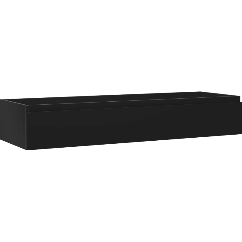 Servantskap 140 cm, Svart Matt, 1 Skuff, Mexen Orio – 91A10-14023-1-BF71