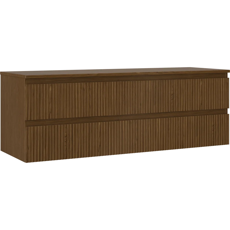 Servantskap 140 cm, Valnøtt, 2 Skuffer, Mexen Rivel – 91A20-14047-2-BFFC86