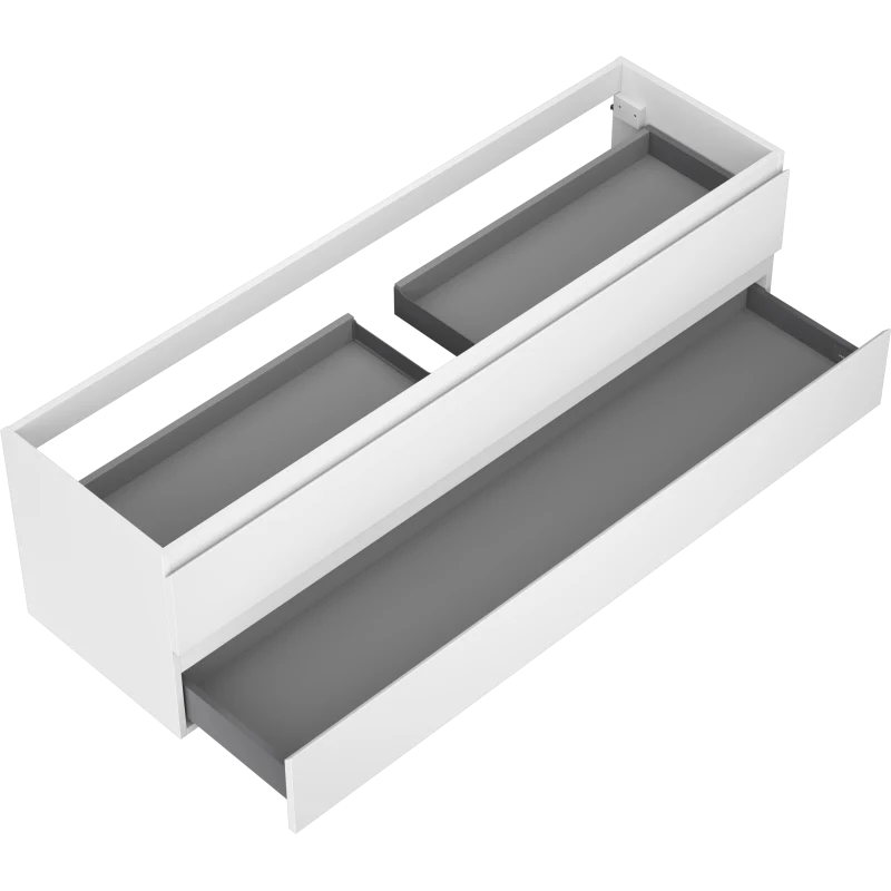 Servantskap 160 cm, Hvit Matt, 2 Skuffer, Mexen Orio – 91A10-16047-2-BFF01