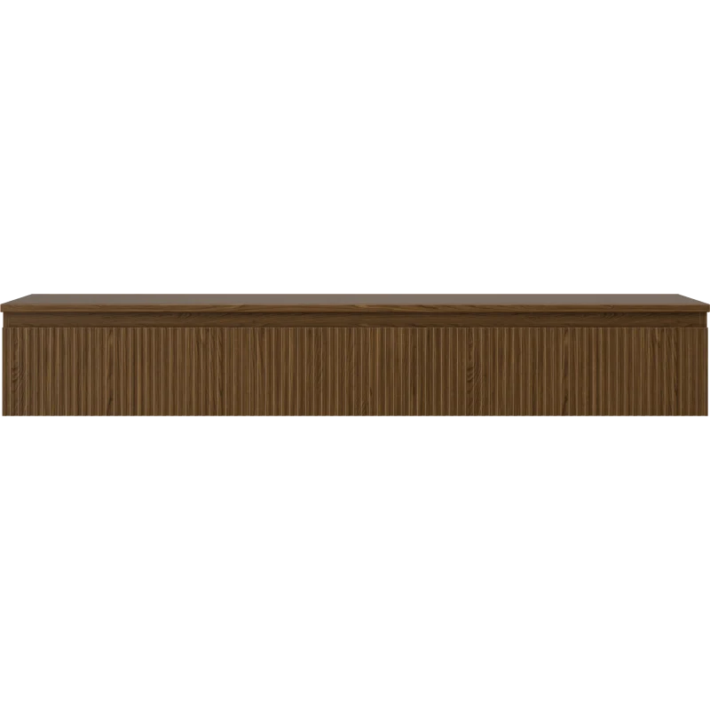 Servantskap 160 cm, Valnøtt, 1 Skuff, Riflet Front, Mexen Rivel – 91A20-16023-1-BFC86