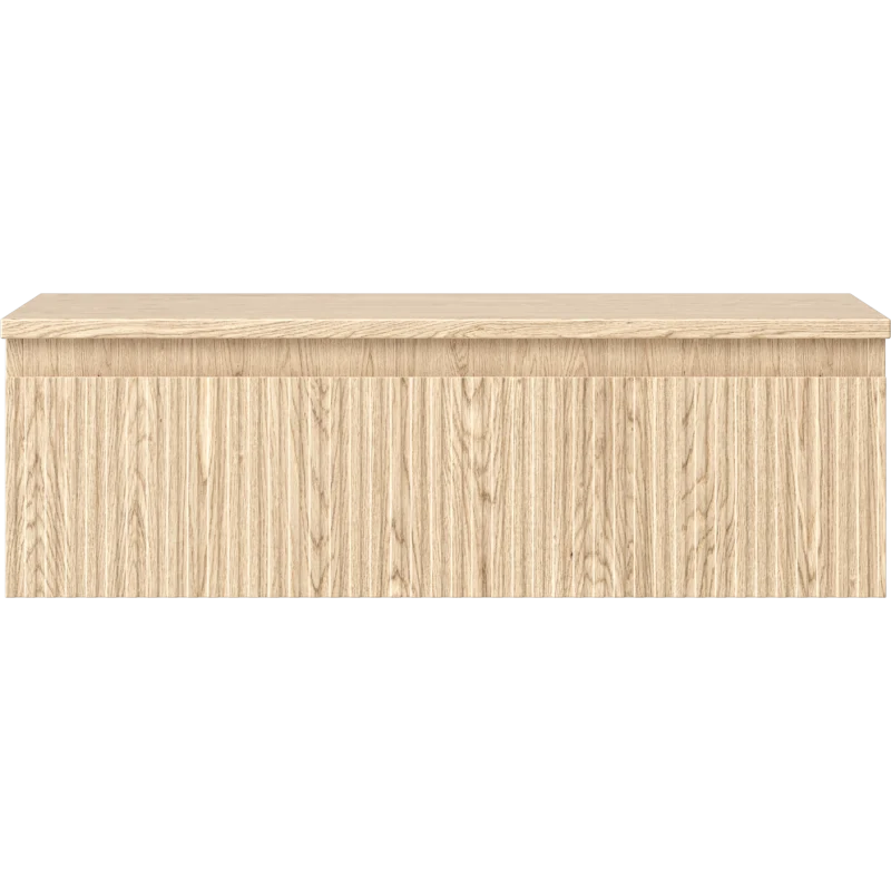 Servantskap 80 cm, Eik, 1 skuff, riflet front, Mexen Rivel – 91A20-08023-1-BFC81