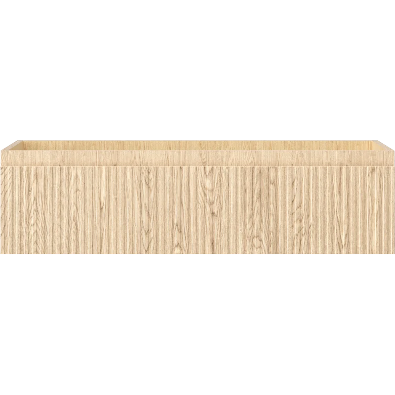 Servantskap 90 cm, Eik, 1 skuff, riflet front, Mexen Rivel – 91A20-09023-1-BF81