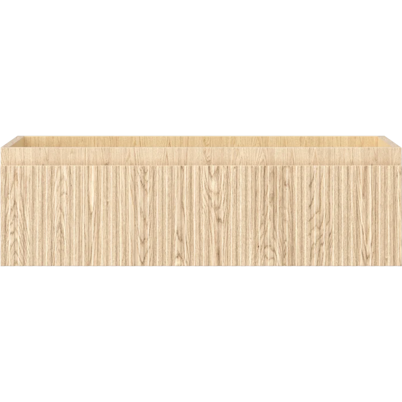 Servantskap 80 cm, Eik, 1 skuff, riflet front, Mexen Rivel – 91A20-08023-1-BF81