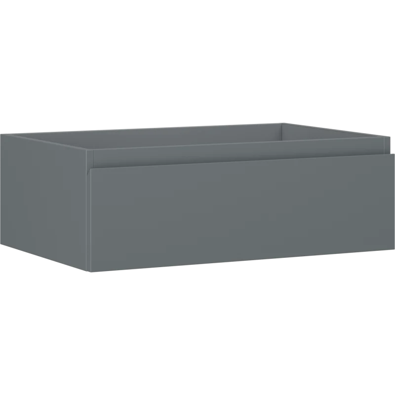 Servantskap 70 cm, Grafitt Matt, 1 Skuff, Glatt Front, Mexen Orio – 91A10-07023-1-BF66
