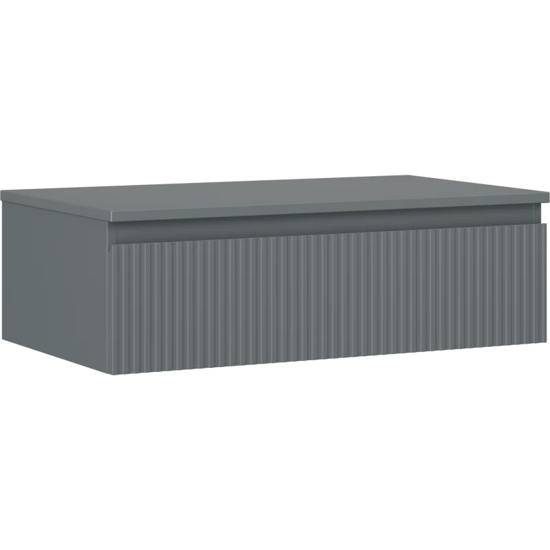 Servantskap 80 cm, Grafitt Matt, 1 Skuff, Mexen Rivel – 91A20-08023-1-BFC66