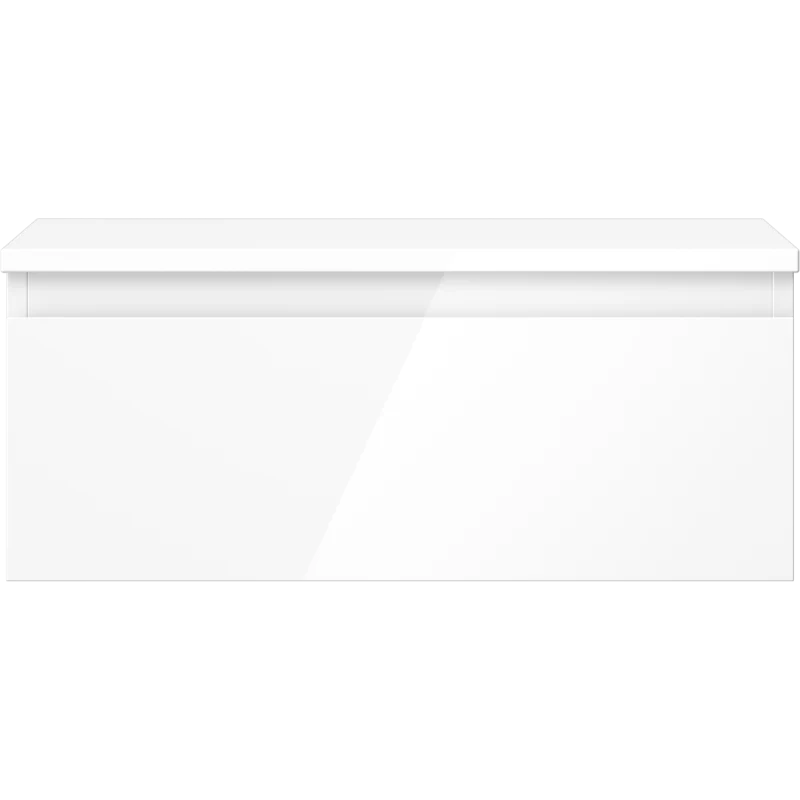 Servantskap 60 cm, Hvit Høyglans, 1 Skuff, Mexen Orio – 91A10-06023-1-BFC00