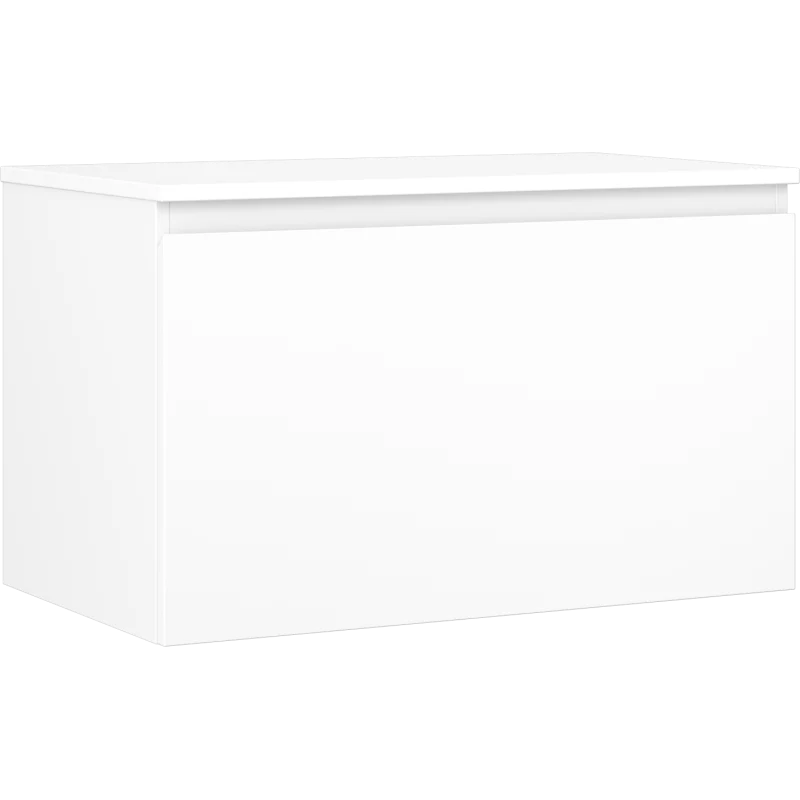 Servantskap 80 cm, Hvit Matt, 1 Skuff, Mexen Orio – 91A10-08047-1-BFC01