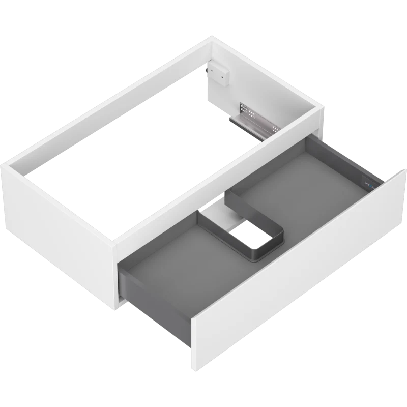 Servantskap 80 cm, Hvit Matt, 1 Skuff, Mexen Orio – 91A10-08023-1-BF01