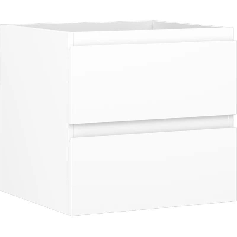 Servantskap 50 cm, Hvit Matt, 2 Skuffer, Mexen Orio – 91A10-05047-2-BFF01