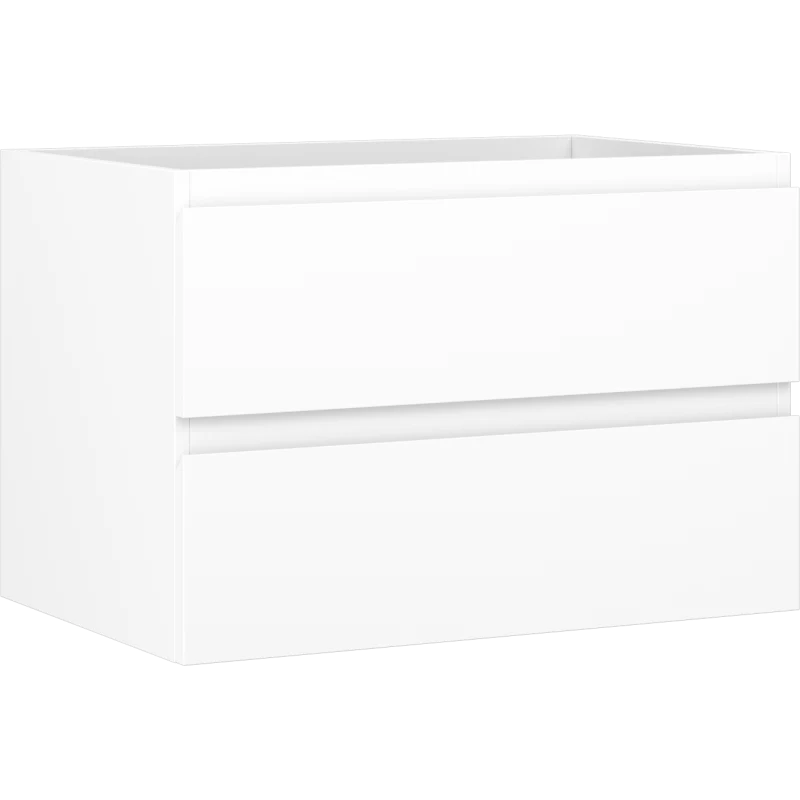 Servantskap 70 cm, Hvit Matt, 2 Skuffer, Mexen Orio – 91A10-07047-2-BFF01