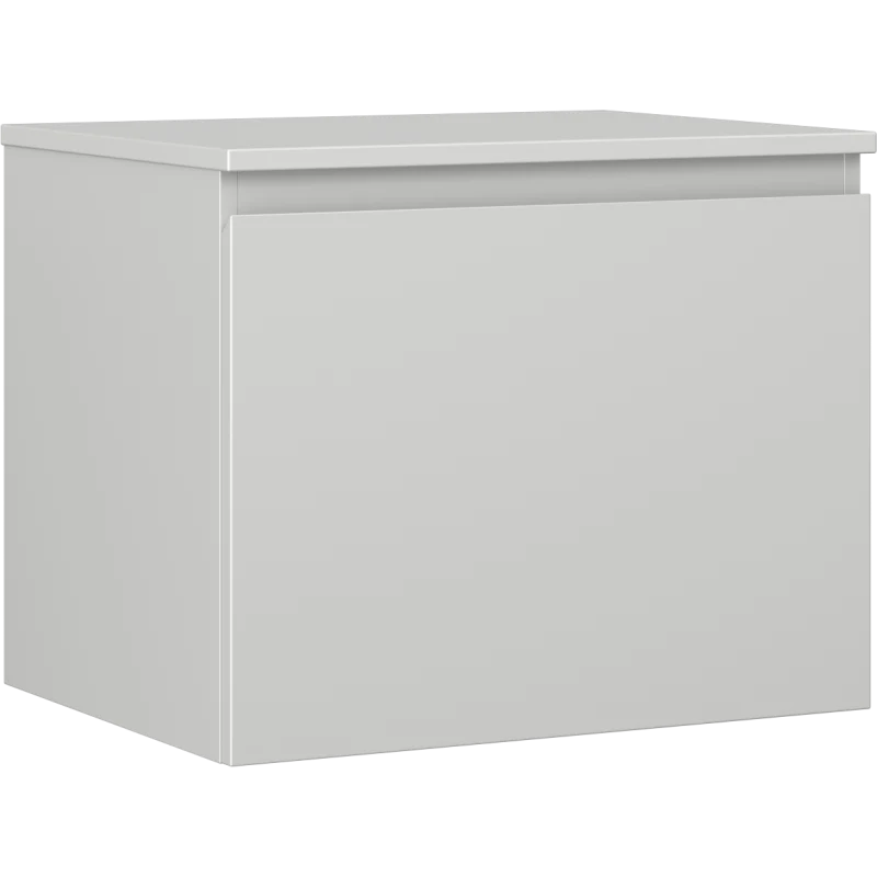 Servantskap 60 cm, Grå Matt, 1 Skuff, Glatt Front, Mexen Orio – 91A10-06047-1-BFC62
