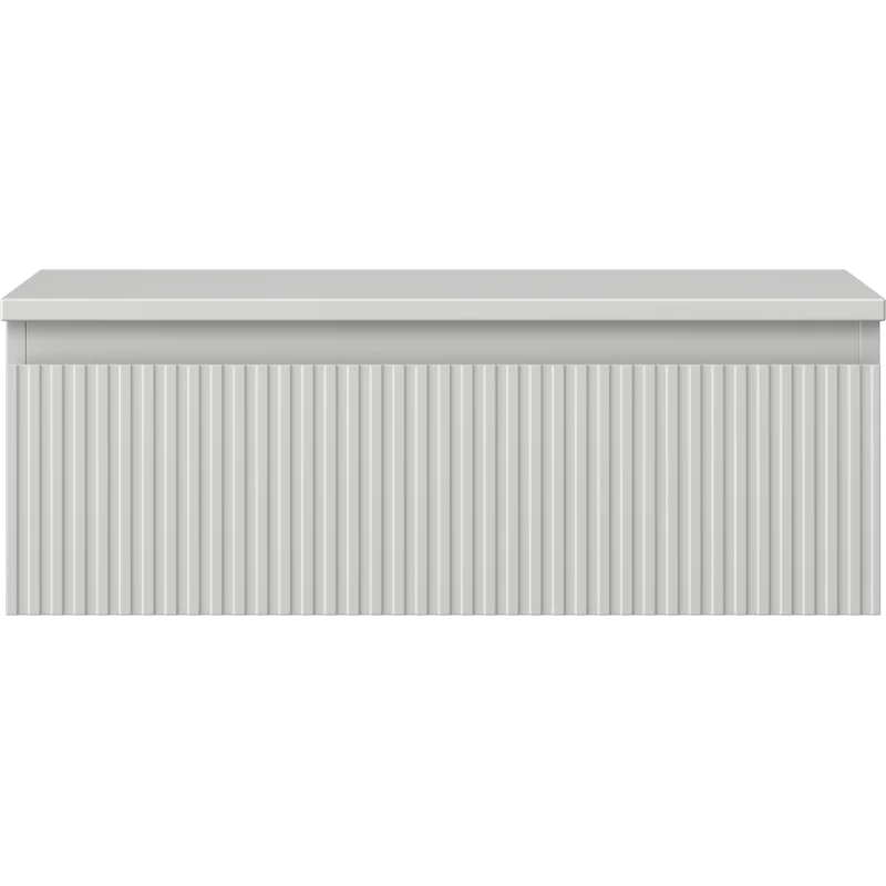 Servantskap 70 cm, Grå Matt, 1 Skuff, Riflet Front, Mexen Rivel – 91A20-07023-1-BFC62