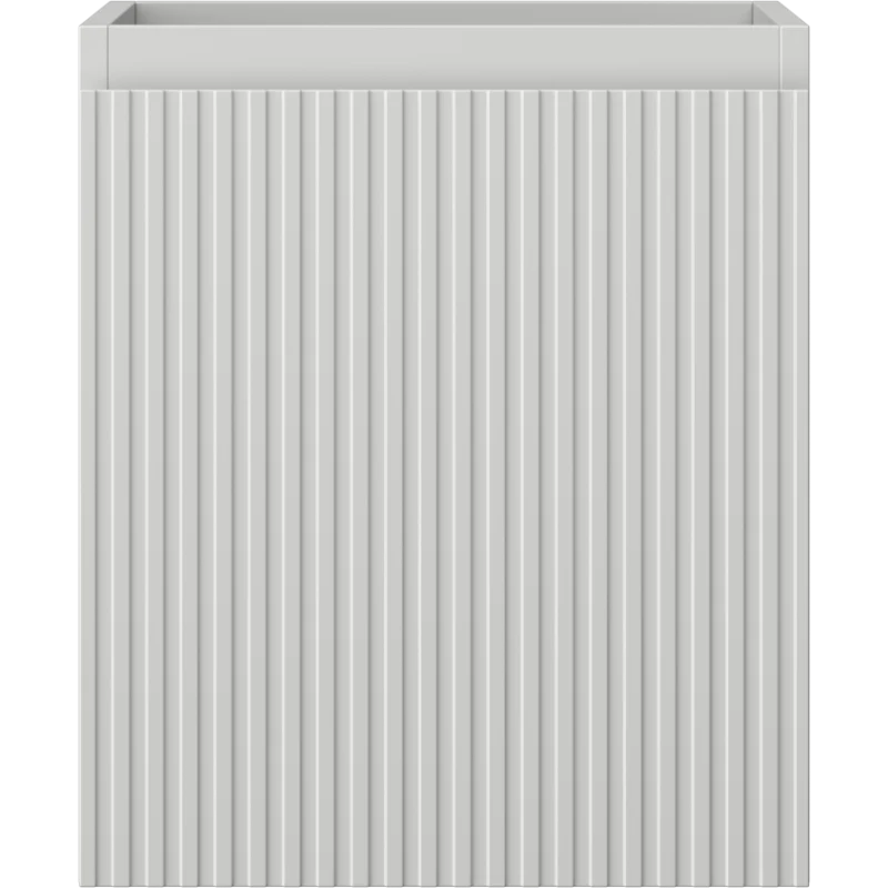 Servantskap 40 cm, Grå Matt, 1 Skuff, Riflet Front, Mexen Rivel – 91A20-04047-1-BF62