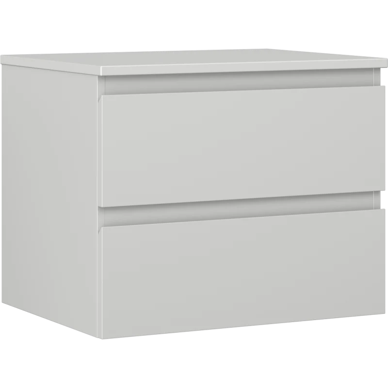 Servantskap 60 cm, Grå Matt, 2 Skuffer, Mexen Orio – 91A10-06047-2-BFFC62