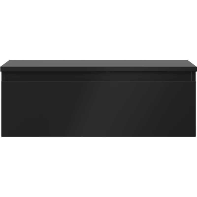 Servantskap 70 cm, Svart Matt, 1 Skuff, Mexen Orio – 91A10-07023-1-BFC71