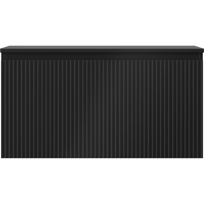Servantskap 90 cm, Svart Matt, 1 Skuff, Mexen Rivel – 91A20-09047-1-BFC71