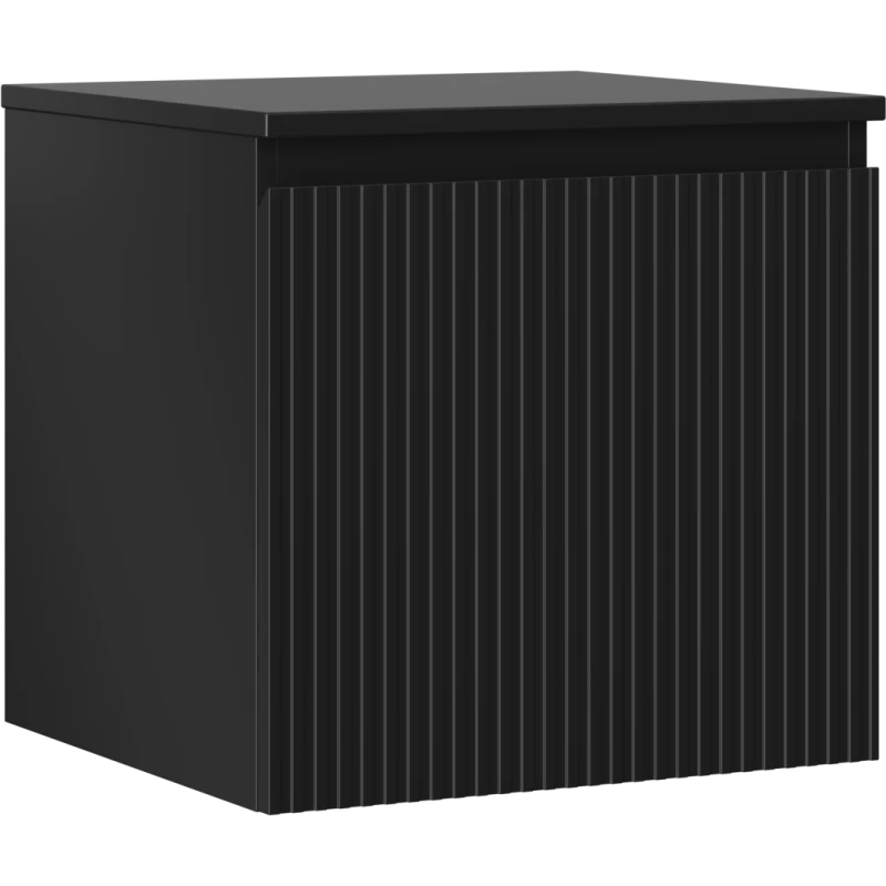 Servantskap 50 cm, Svart Matt, 1 Skuff, Mexen Rivel – 91A20-05047-1-BFC71