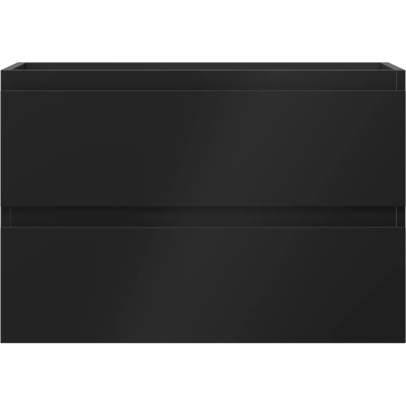 Servantskap 70 cm, Svart Matt, 2 Skuffer, Mexen Orio – 91A10-07047-2-BFF71
