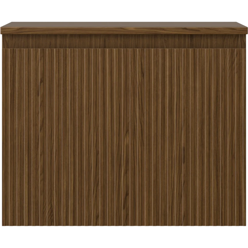 Servantskap 60 cm, Valnøtt, 1 Skuff, Riflet Front, Mexen Rivel – 91A20-06047-1-BFC86