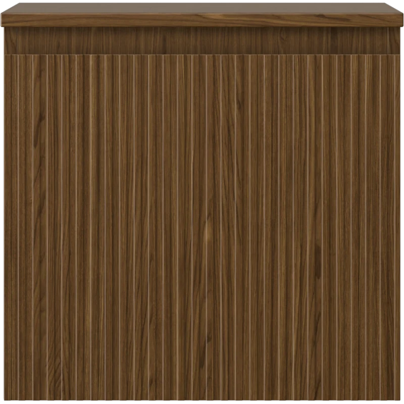 Servantskap 50 cm, Valnøtt, 1 Skuff, Riflet Front, Mexen Rivel – 91A20-05047-1-BFC86
