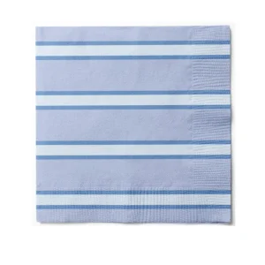 Servietter blue strip - 20 stk