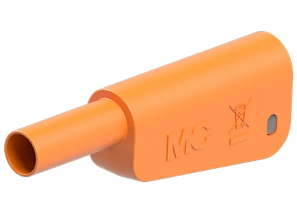 Isolasjon bananplugg KT-SL-4-39 Ø4mm KORALL 1mm ledning. t/SLQ-4x +SLM-4x