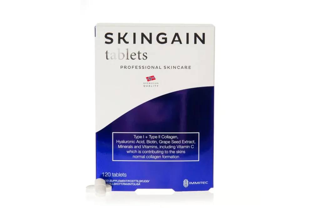 Skingain Professional 120 tabletter – Hudens Kollagen og Elastisitet