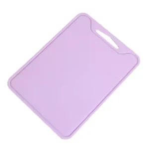 Skjærebrett i silikon rosa