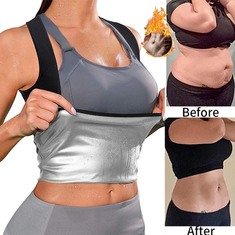 Women's Sauna Sweat Suit Vest Exercise And Heat Training, Neoprene