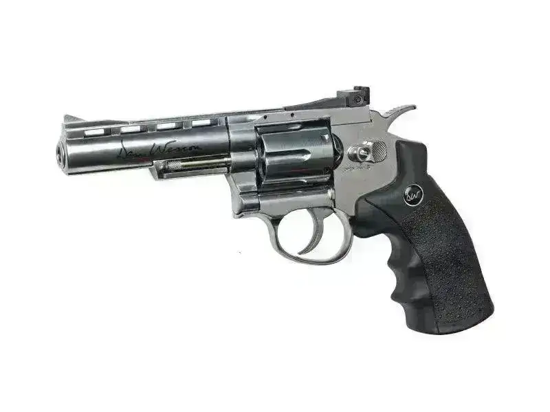Dan Wesson 4 CO2 Drevet Softgun Revolver - Chrome