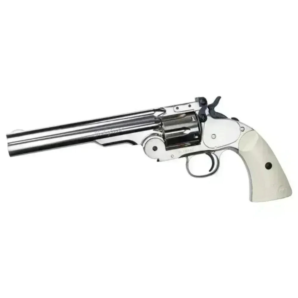 Schofield 6` - 6mm Softgun Revolver Co2 - Silver