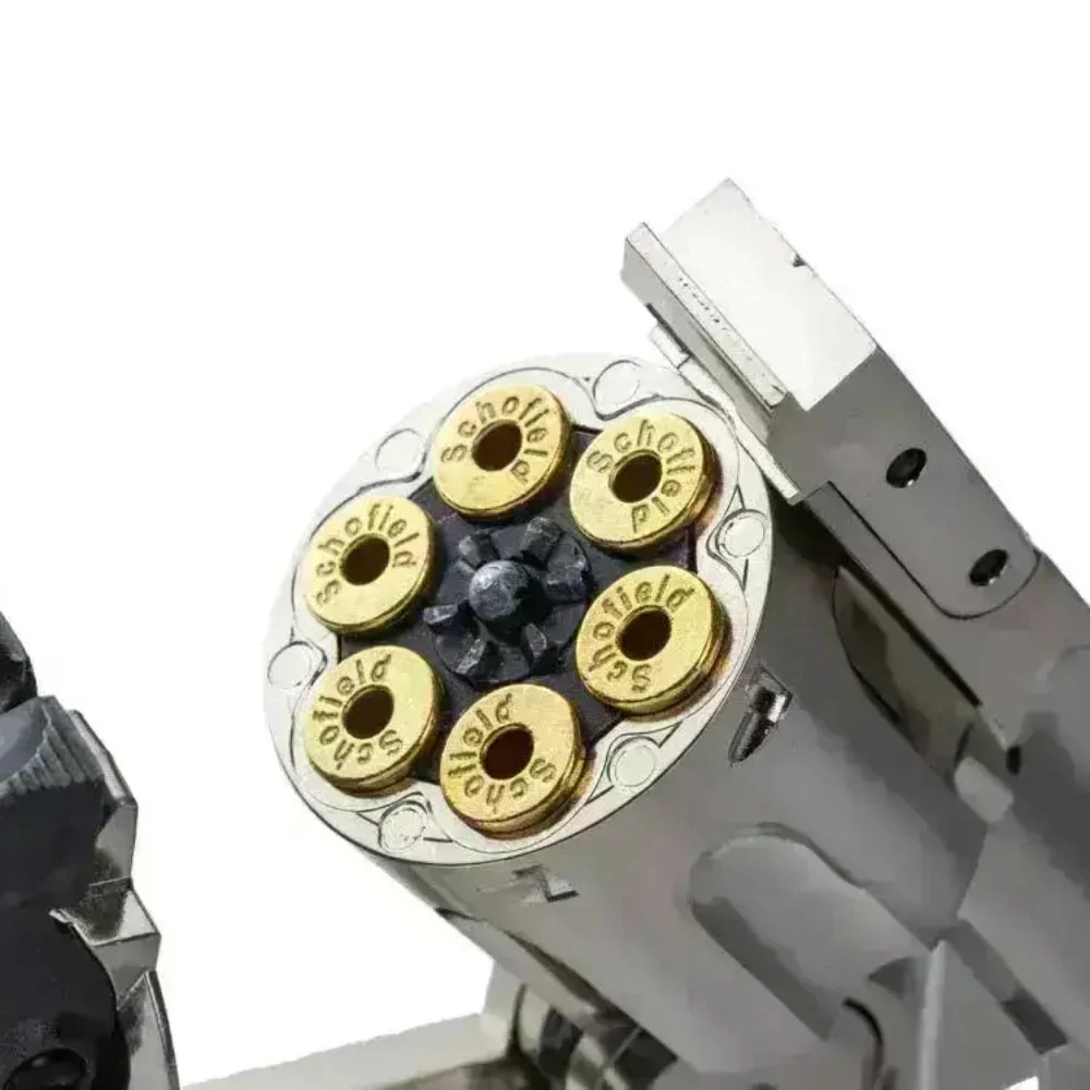 Schofield 6` - 6mm Softgun Revolver Co2 - Silver