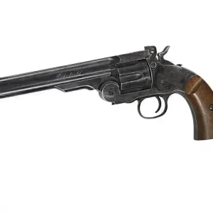 Schofield 6" Softgun Revolver - Aging Black