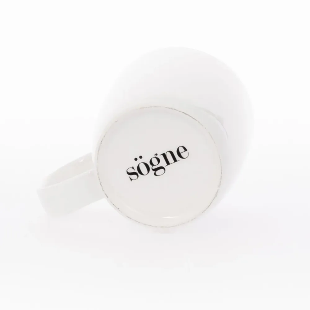 sögne krus hvit coffee is hug