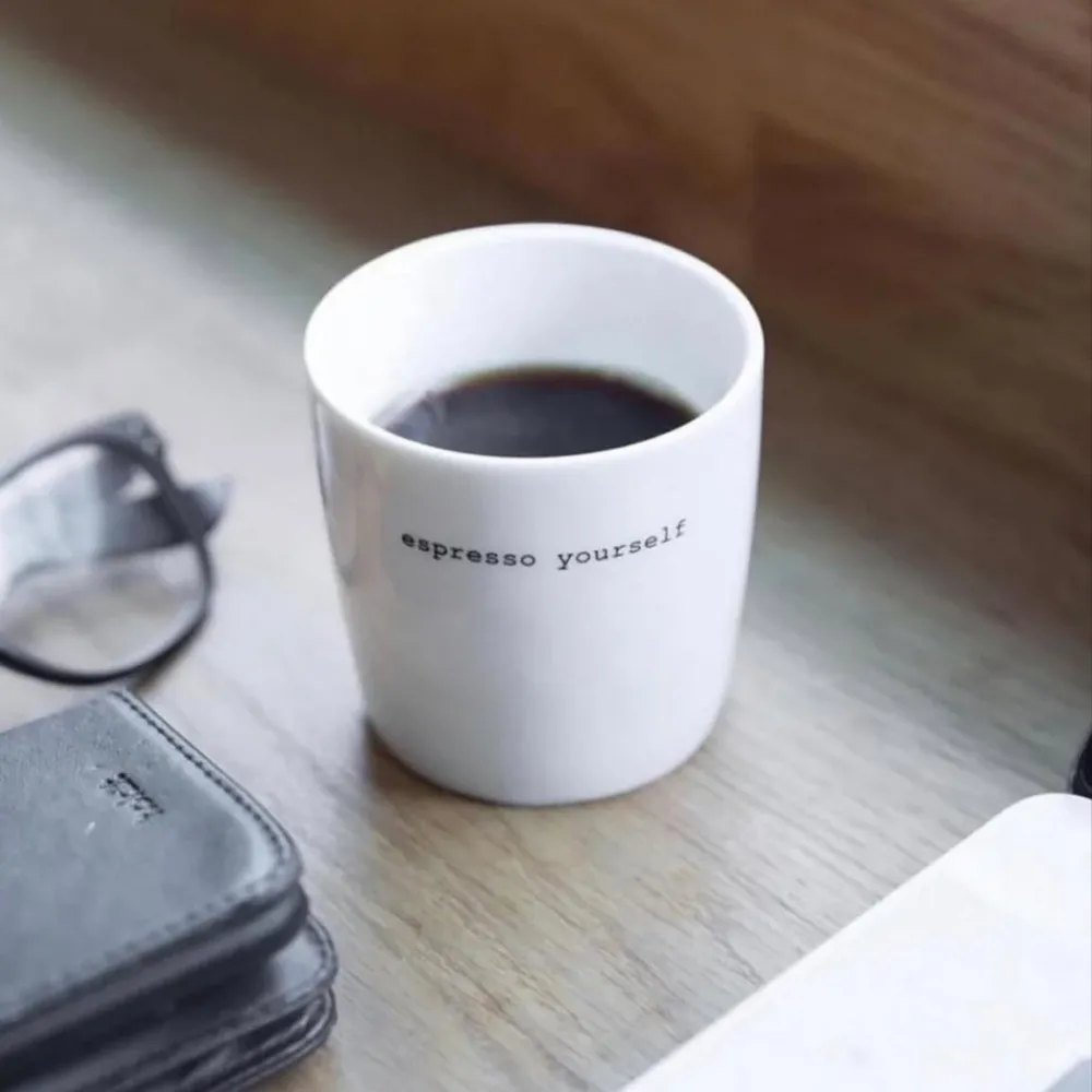 sögne krus hvit mini espresso yourself