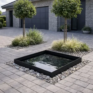 Speilbasseng Square - Black