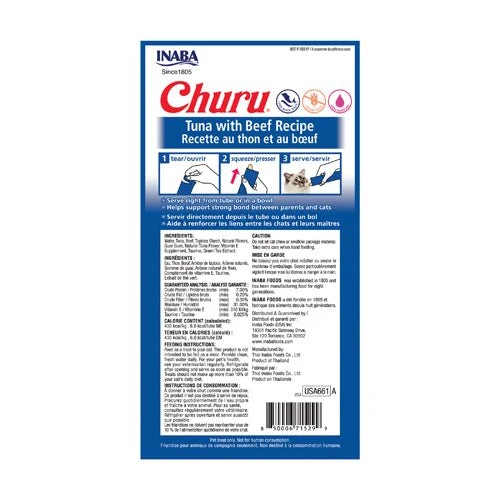 Churu Cat Puree Tuna Beef Recipe